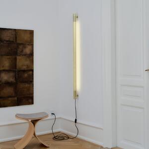 GEJST стенна лампа Radent месингов цвят, височина 135 cm, G13 LED, Злато / месинг, Дневна/трапезария, Метал