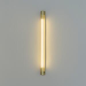 GEJST стенна лампа Radent, месингов цвят, височина 70 cm, G13 LED, Затъмняване, Злато / месинг, Дневна/трапезария, Метал