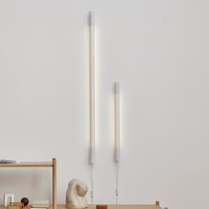 GEJST стенна лампа Radent, бяла, височина 135 cm, G13 LED, Бял, Дневна/трапезария, Метал