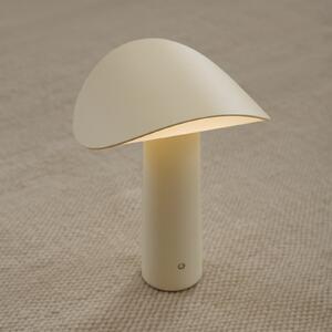 GEJST LED акумулаторна настолна лампа Lium, светложълта, 2700 K, USB, Затъмняване, Жълт, Дневна/трапезария, Алуминий, Модерен