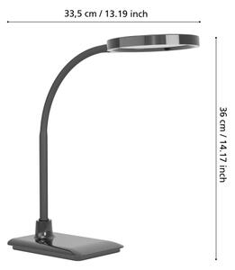 Eglo 902175 - димируема LED настолна лампа LAURO LED/5,5W/230V 2700/4000/6500K черна