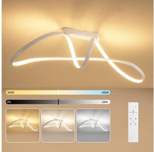 Brilagi-LED Димируем плафон TWISTER LED/60W/230V 3000-6000K бял+ДУ