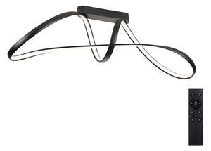 Brilagi-LED Димируем повърхностно монтиран полилей TWISTER LED/60W/230V 3000-6000K черен+ДУ