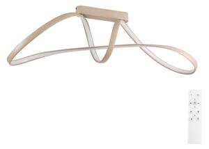Brilagi-LED Димируем таванен плафон TWISTER LED/60W/230V 3000-6000K бежов+ДУ