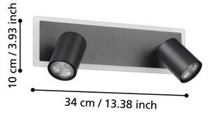Eglo 901635 - LED точково осветително тяло RIMBOCCHI LED/12W/230V черно