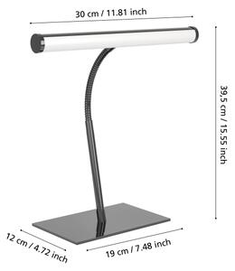 Eglo 901981 - Димируема настолна LED лампа RICCIONE LED/5W/230V 2700/4000/6500K хром