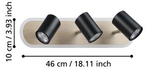Eglo 901633 - LED точково осветително тяло RIMBOCCHI LED/20W/230V кафяво/черно