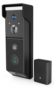 Nedis WIFICDP31BK - видео звънец със сензор, 4400 mAh, 2× Full HD 1080p, IP54, Wi-Fi, Tuya