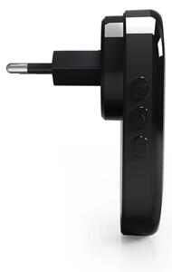 Nedis WIFICDPC11CBK - Гонг за звънец SmartLife Wi-Fi, черен