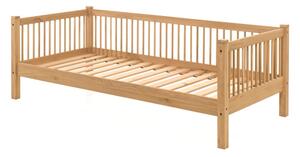 Детско легло от масивен дъб в естествен цвят 90x200 cm Forrest – Vipack