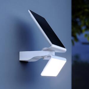 STEINEL LED слънчева светлина XSolar L-S One, бяла, сензор, Затъмняване, Бял, Пластмаса, Модерен