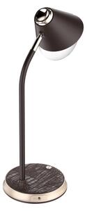 Immax 08971L - LED Димируема настолна лампа FINCH LED/9W/12/230V кафяв/златист