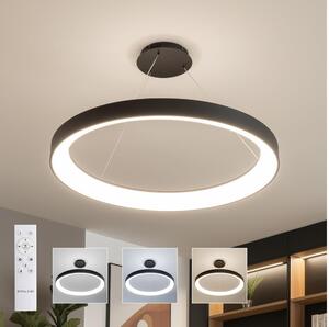 Brilagi - Димируем LED полилей FALCON II LED/108W/230V 3000-6500K Ø 80 см, черен + дистанционно управление
