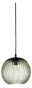 Зелено стъклено LED висящо осветително тяло ø 23 cm Sybia – Bloomingville