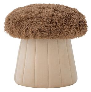 Кафяв/в естествен цвят детски пуф Bertil – Bloomingville Mini