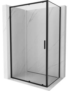 Mexen Exo-S плъзгаща се душ кабина 120 x 90 см, прозрачна, черна - 8151-120-090-70-00