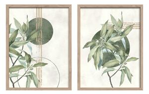 Картини в комплект 2 бр. 30x40 cm Green – Styler