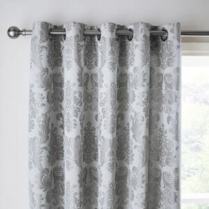 Сиви пердета в комплект от 2 бр. от дамаск 168x229 cm Damask Jacquard – Catherine Lansfield