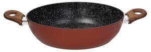 Тиган TOGNANA Rustic Stone, две дръжки, 28см, червен