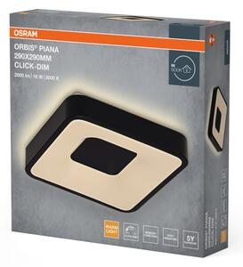 Osram - LED димируемо таванно осветително тяло ORBIS PIANA LED/16W/230V 29x29 cm черно