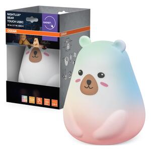 Osram - LED RGBW Детска сензорна лампа NIGHTLUX BEAR LED/0,7W/3,7V 1200 mAh