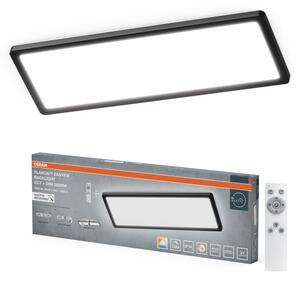 Osram - димируемо LED таванно осветително тяло PLANON EASYFIX LED/24W/230V IP54 черно + с дистанционно управление