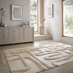 Килим, Loma Wool Flair Rugs, натурален, 120x170 см