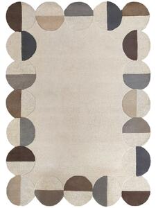 Килим, Mia Scallop Frame Flair Rugs, натурален, 160x230 см