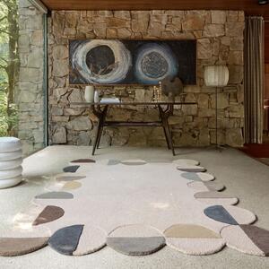 Килим, Mia Scallop Frame Flair Rugs, керемиден/натурален, 160x230 см