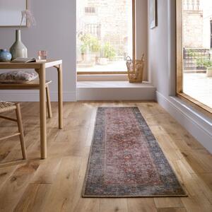 Килим пътека, Cyra Washable Flair Rugs, червен, 60x230 см