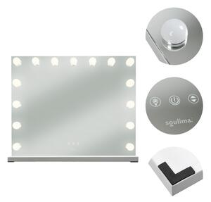 LED козметично огледало с регулируемо осветление - 58 x 46 cm