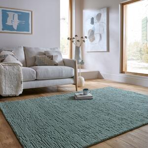 Килим, Harris Boucle Wool Flair Rugs, син, 200x290 см