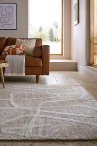 Килим, Micah Circular Knit Flair Rugs, бежов, 160x230 см