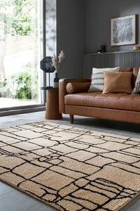 Килим, Theo Circular Knit Flair Rugs, крем, 160x230 см