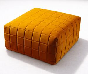 Дизайнерска табуретка DAGI Squares in fresh orange 70/70/40 см