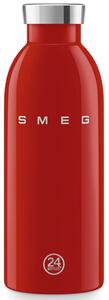 Термо бутилка SMEG Clima 50's Style WBF01RD, 500 мл, Херметично затваряне, Двустенна, Неръждаема стомана 18/8, Червен