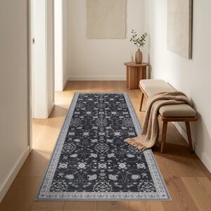 Килим Traversa INKA V6, черен, 80x250 см