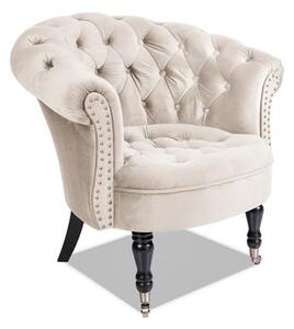 Фотьойл Chesterfield Deluxe в бежово, 82/88/82 см