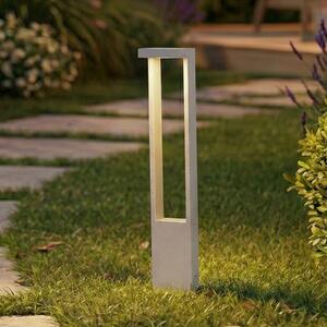 Lindby LED осветление за пътеки Lonete, бяло, височина 65 cm, IP65, Бял, Алуминий, Модерен