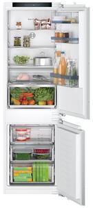 Хладилник с фризер Bosch KIN86VFE0, клас E, 260 л. общ обем, за вграждане, 234kWh/годишно, LED осветление, EcoAirflow, NoFrost, бял