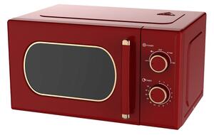 Микровълнова фурна Finlux FMO-2052 Rose, 700W, 20 литра, 5 степени, Таймер, Размразяване, Червен