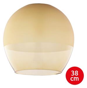 BRILAGI-LED Полилей на кабел RETRO GLASS 1xE27/60W/230V матов хром/димно бежово