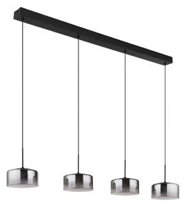 Globo 16024-4 - LED полилей с кабелно окачване BELINDA LED/24W/230V черен/опушен