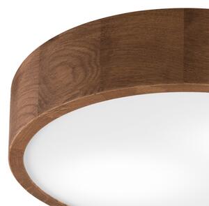 Brilagi - LED RGBW димируем таванен плафон CARVALHO 2xE27/9W/230V Wi‑Fi дъб Ø 37,5 см