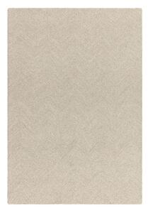 Кремав ръчно изработен килим със смес от вълна 120x170 cm Theodore Chevron – Asiatic Carpets