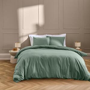 Зелено двойно удължено спално бельо 240x220 cm Linella – douceur d'intérieur