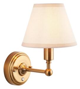 Endon 114830 - LED Димируем акумулаторен стена лампа BURLEY LED/1,5W/5V месинг/кремав