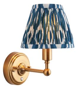 Endon 114827 - LED Димируем акумулаторен стена лампа BURLEY LED/1,5W/5V месинг/син