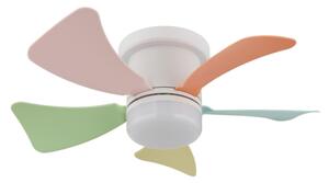 Globo 03609B - LED димируем таванен вентилатор HINES 10W/230V 3000-6500K +ДУ