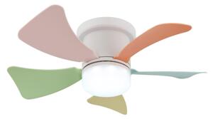 Globo 03609B - LED димируем таванен вентилатор HINES 10W/230V 3000-6500K +ДУ